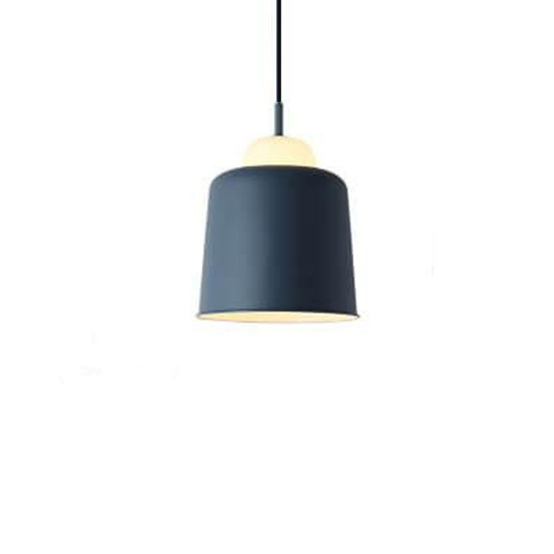 Nordic Modern Creative Macaron Aluminum 1-Light Dome Pendant Lamp-Orizon Depot