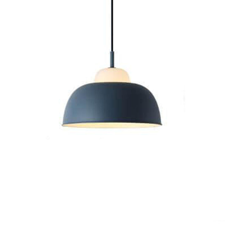 Nordic Modern Creative Macaron Aluminum 1-Light Dome Pendant Lamp-Orizon Depot