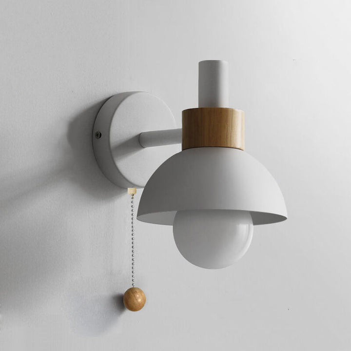 Nordic Macaron Globe Wall Sconce 1-Light Lamp-Orizon Depot