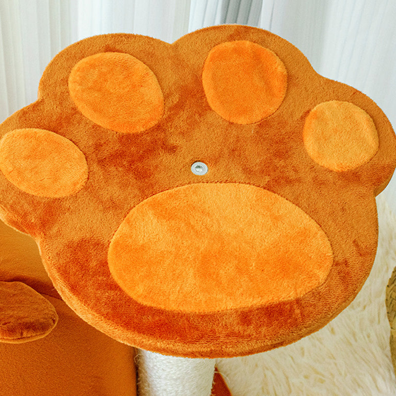 Teddy Bear-Shaped Honey Pot Cat Tree Condo with Perch for Living Room-Orizon Depot