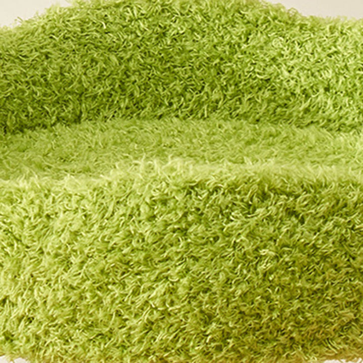 Modern Cylindrical Cat Tree with Condo, Fleece and Sisal Design-Orizon Depot