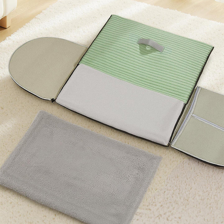 Stylish Minimalist Velvet Sponge Foldable Cat Bed for Home Use-Orizon Depot
