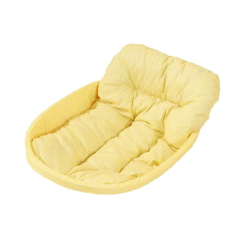 Sleek Minimalist Oval Cat Bed in Polyester for Living Room & Bedroom-Orizon Depot