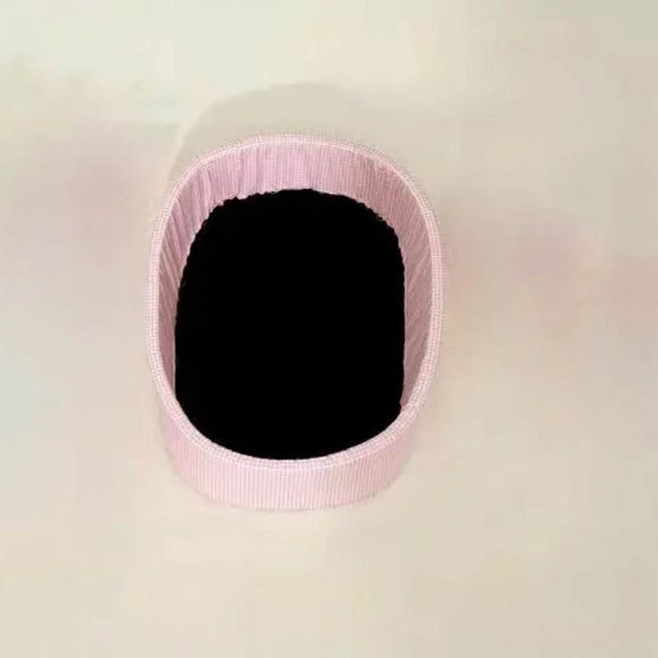 Sleek Minimalist Oval Cat Bed in Polyester for Living Room & Bedroom-Orizon Depot