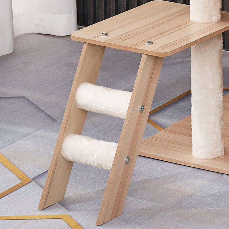Modern Scandinavian Rectangular MDF Acrylic Multi-Functional Cat Tree-Orizon Depot