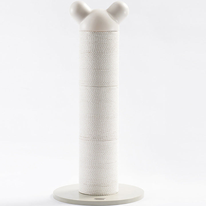 Modern Cylinder Cat Tree with HDPE Paper and Steel for Bedroom-Orizon Depot