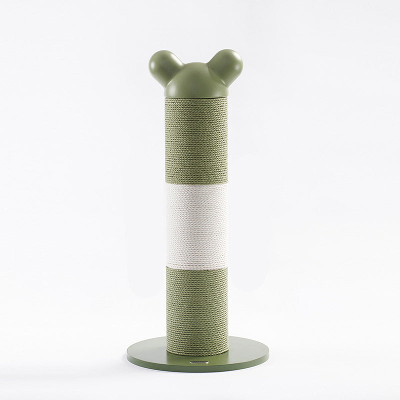 Modern Cylinder Cat Tree with HDPE Paper and Steel for Bedroom-Orizon Depot