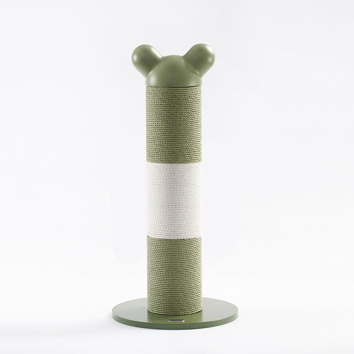 Modern Cylinder Cat Tree with HDPE Paper and Steel for Bedroom-Orizon Depot