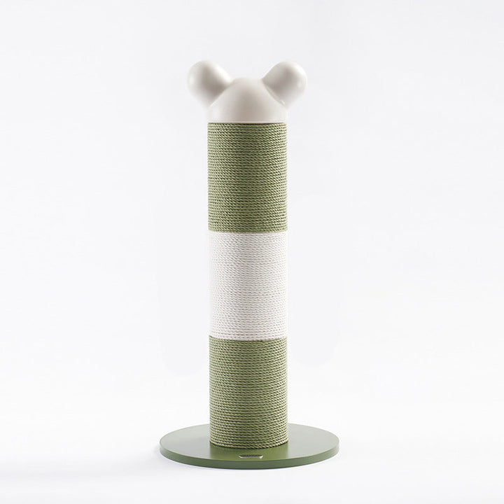 Modern Cylinder Cat Tree with HDPE Paper and Steel for Bedroom-Orizon Depot
