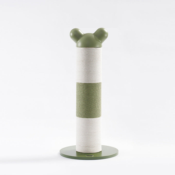Modern Cylinder Cat Tree with HDPE Paper and Steel for Bedroom-Orizon Depot