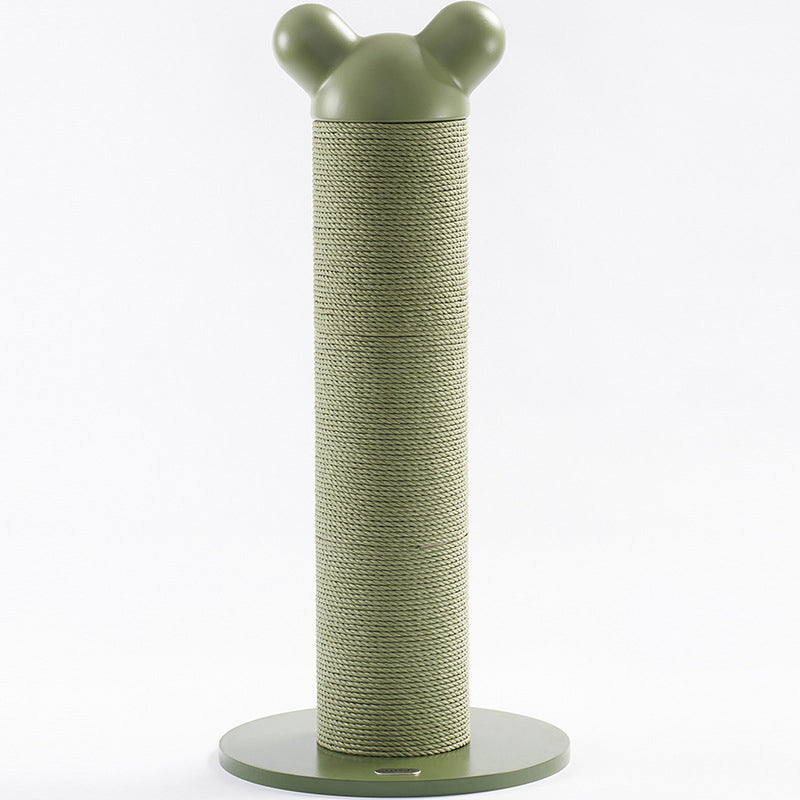 Modern Cylinder Cat Tree with HDPE Paper and Steel for Bedroom-Orizon Depot