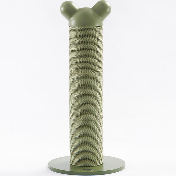 Modern Cylinder Cat Tree with HDPE Paper and Steel for Bedroom-Orizon Depot