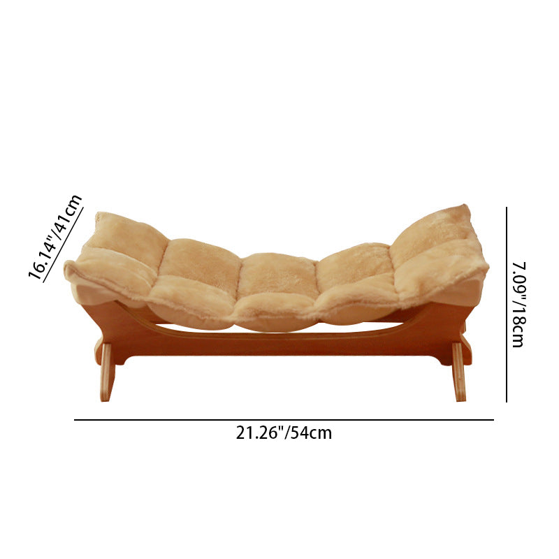 Scandinavian Multi-Layer Solid Wood Cat Bed for Bedroom & Living Room-Orizon Depot