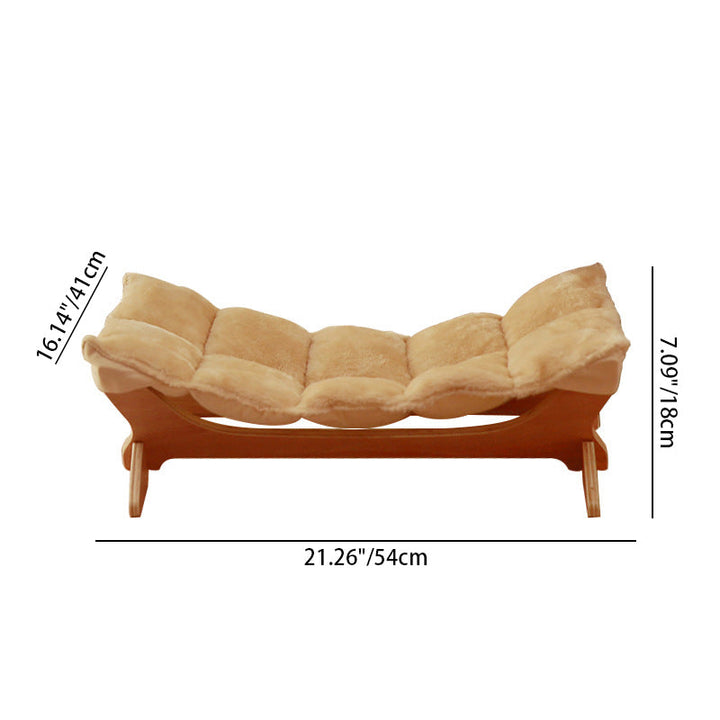 Scandinavian Multi-Layer Solid Wood Cat Bed for Bedroom & Living Room-Orizon Depot