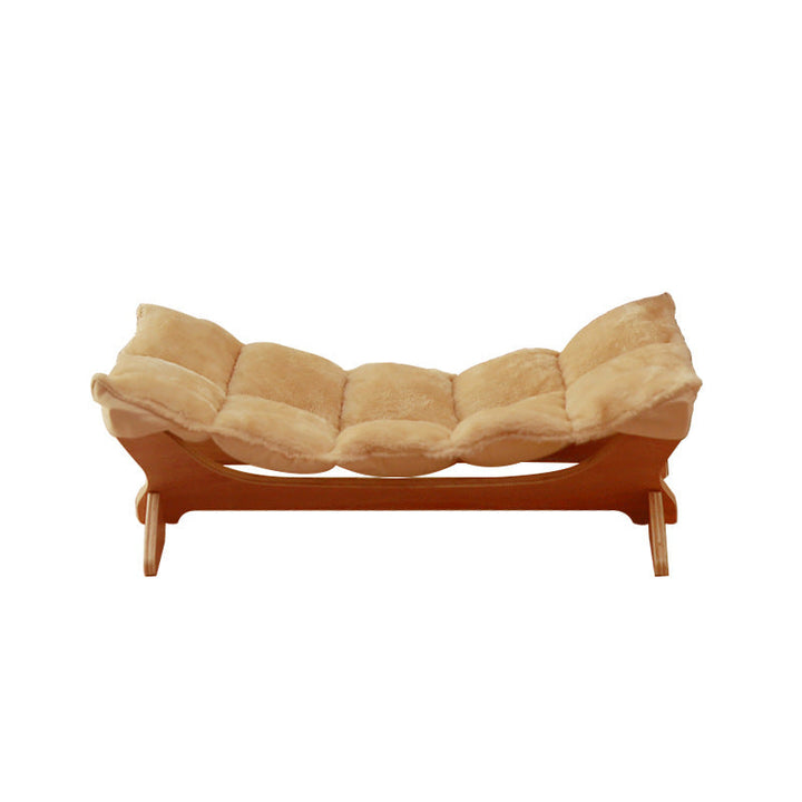 Scandinavian Multi-Layer Solid Wood Cat Bed for Bedroom & Living Room-Orizon Depot