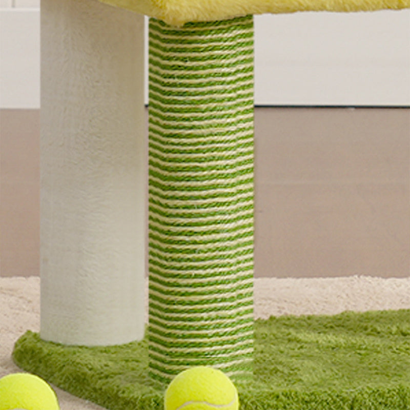 Modern Multi-Functional Cat Tree with Velvet Fabric and Sisal-Orizon Depot