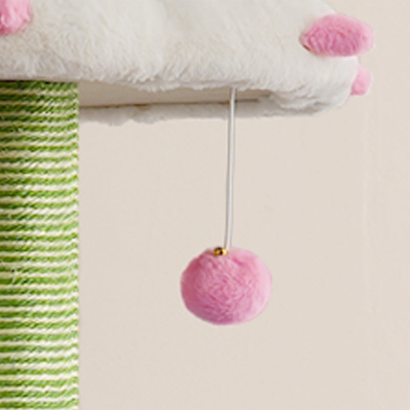 Modern Multi-Functional Cat Tree with Velvet Fabric and Sisal-Orizon Depot