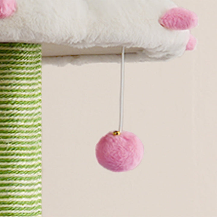 Modern Multi-Functional Cat Tree with Velvet Fabric and Sisal-Orizon Depot