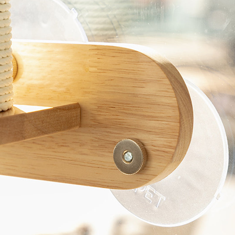 Scandinavian Round Solid Wood Cat Tree with 3 Tiers for Living Room-Orizon Depot