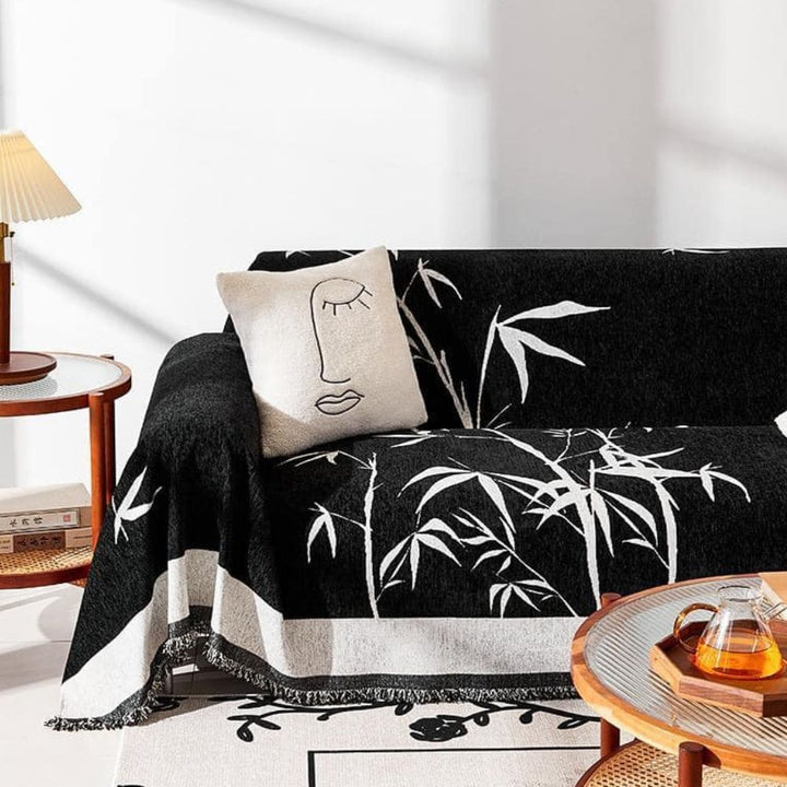 Bamboo Whisper Sofa Cover - Stylish Protection for Your Furniture-Orizon Depot