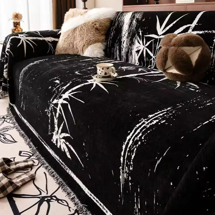 Bamboo Whisper Sofa Cover - Stylish Protection for Your Furniture-Orizon Depot