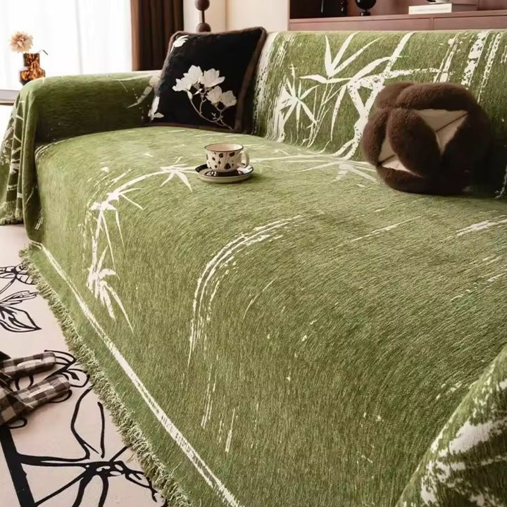 Bamboo Whisper Sofa Cover - Stylish Protection for Your Furniture-Orizon Depot