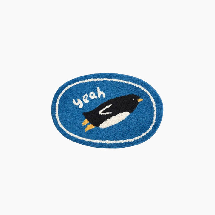 Cute Animal Handmade Bath Mat for Stylish Bathroom Decor-Orizon Depot
