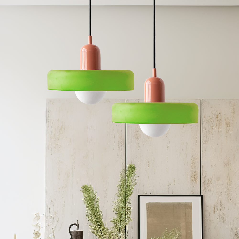 Modern Colored Glass Bauhaus Pendant Lamp-Orizon Depot