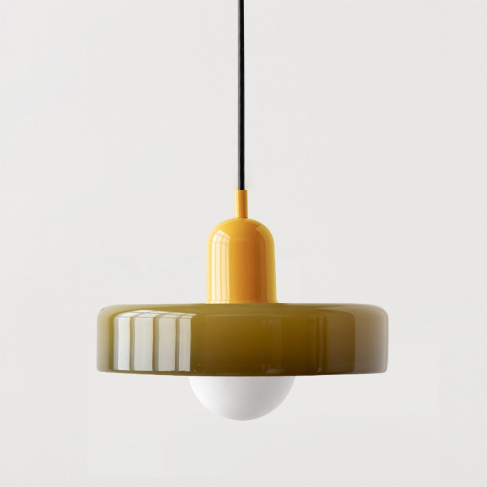 Modern Colored Glass Bauhaus Pendant Lamp-Orizon Depot
