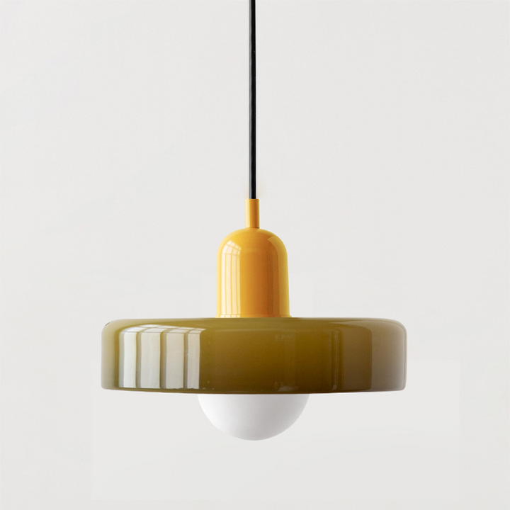Modern Colored Glass Bauhaus Pendant Lamp-Orizon Depot