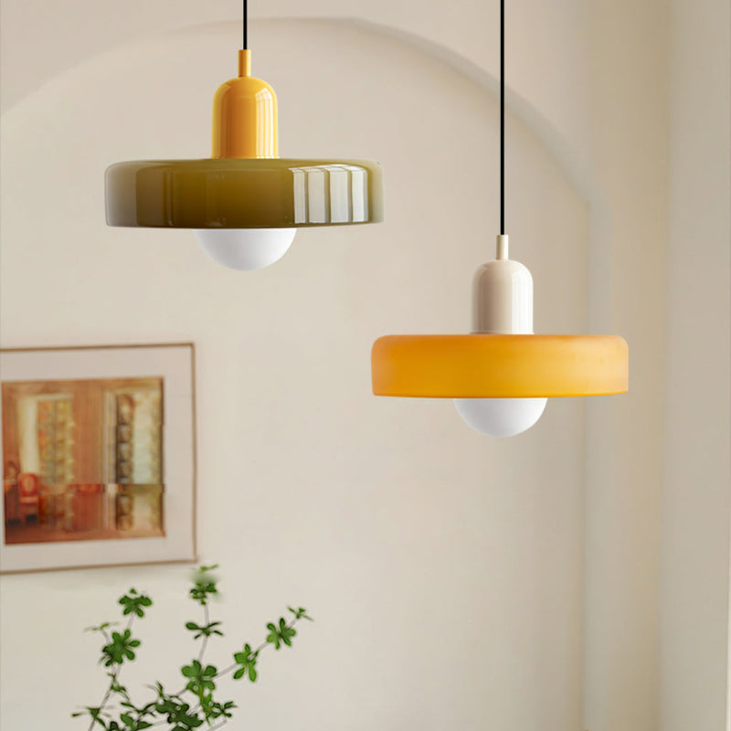 Modern Colored Glass Bauhaus Pendant Lamp-Orizon Depot