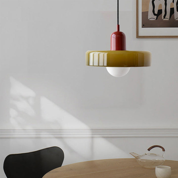 Modern Colored Glass Bauhaus Pendant Lamp-Orizon Depot