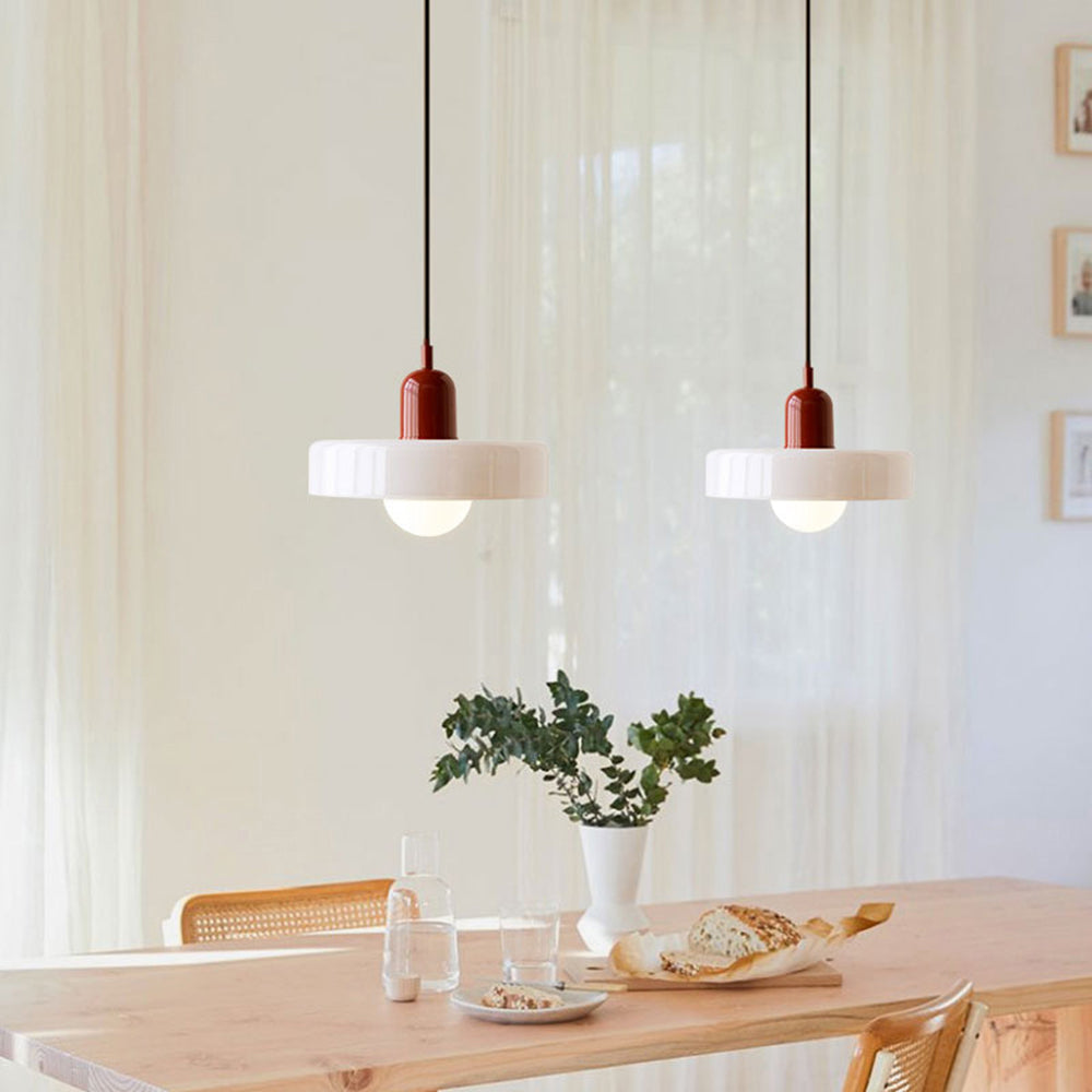 Modern Colored Glass Bauhaus Pendant Lamp-Orizon Depot