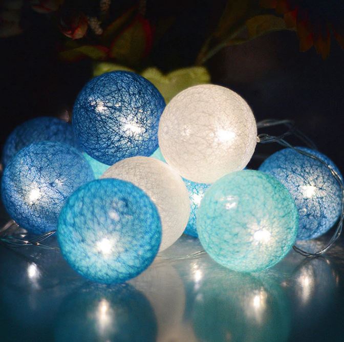 Cotton Glowing Ball Swing - Multiple Color Combinations Available-Orizon Depot