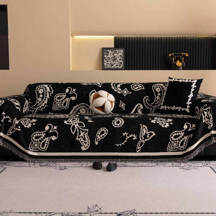 Boho Bloom Soft Sofa Cover - Stylish and Comfortable Furniture Protector-Orizon Depot