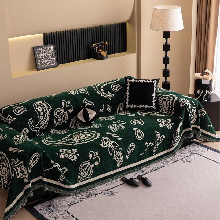 Boho Bloom Soft Sofa Cover - Stylish and Comfortable Furniture Protector-Orizon Depot