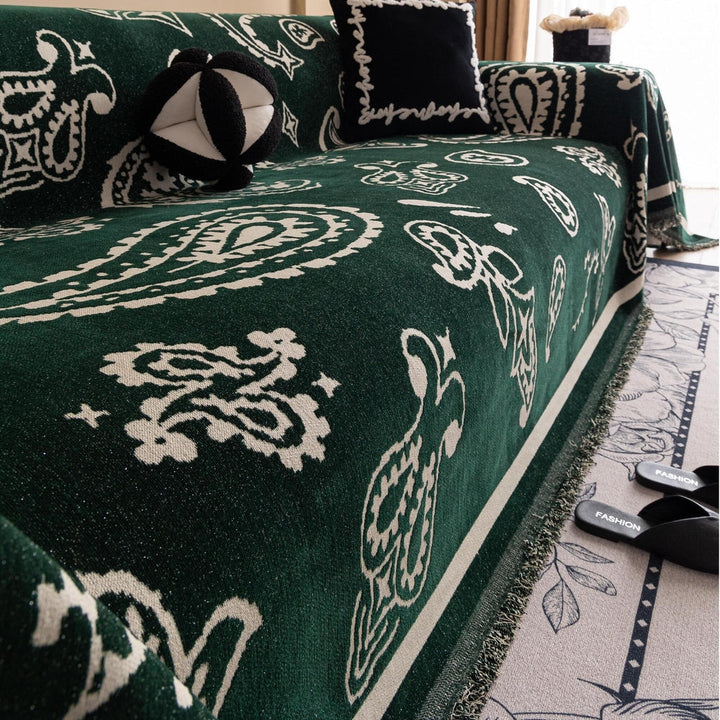 Boho Bloom Soft Sofa Cover - Stylish and Comfortable Furniture Protector-Orizon Depot