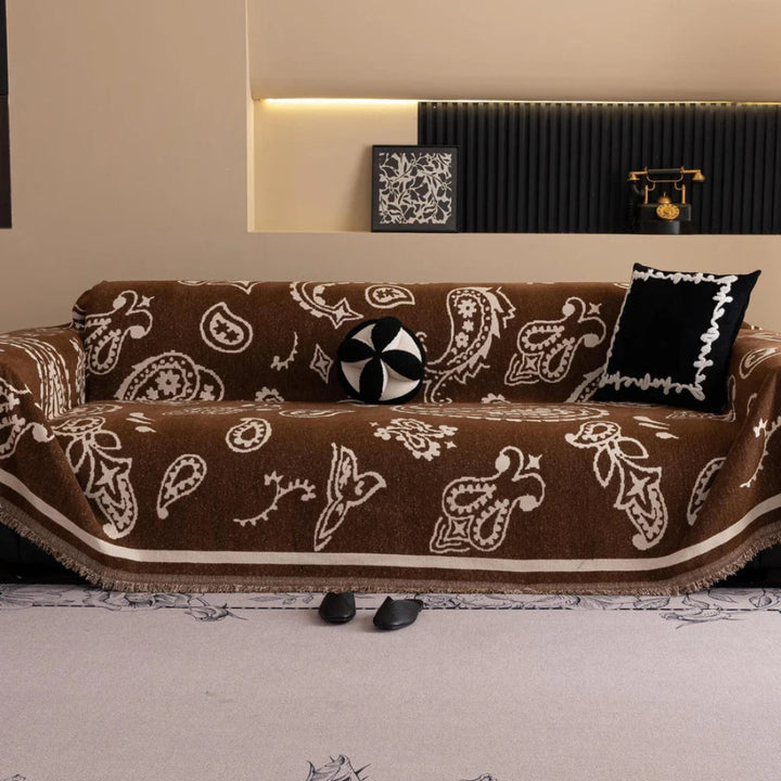 Boho Bloom Soft Sofa Cover - Stylish and Comfortable Furniture Protector-Orizon Depot