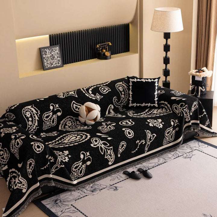 Boho Bloom Soft Sofa Cover - Stylish and Comfortable Furniture Protector-Orizon Depot