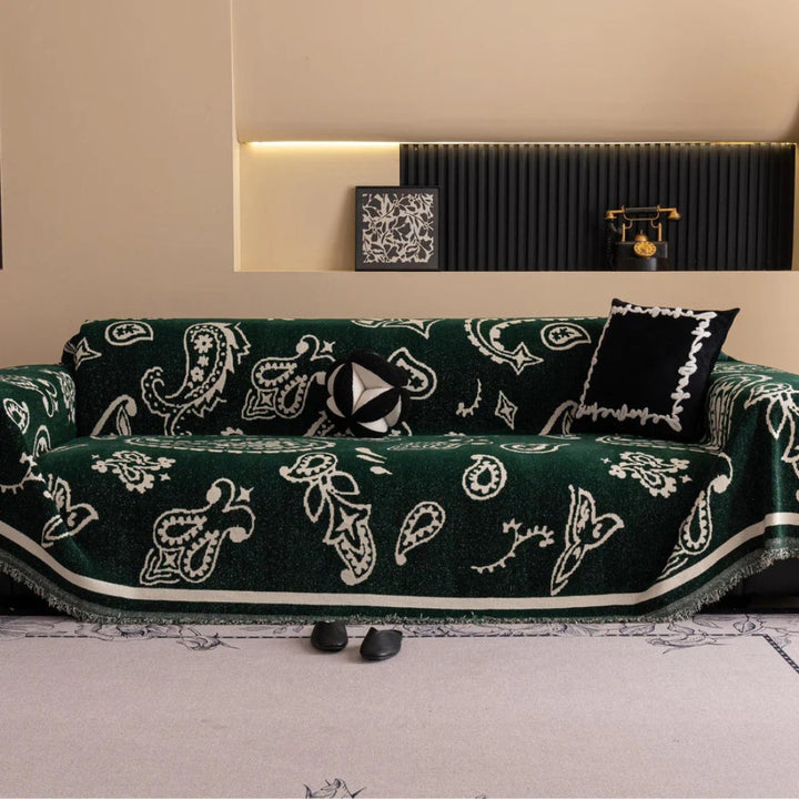 Boho Bloom Soft Sofa Cover - Stylish and Comfortable Furniture Protector-Orizon Depot
