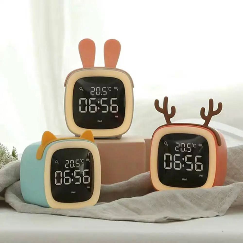 Children's Alarm Clock with Gentle Night Light for Kids-Orizon Depot