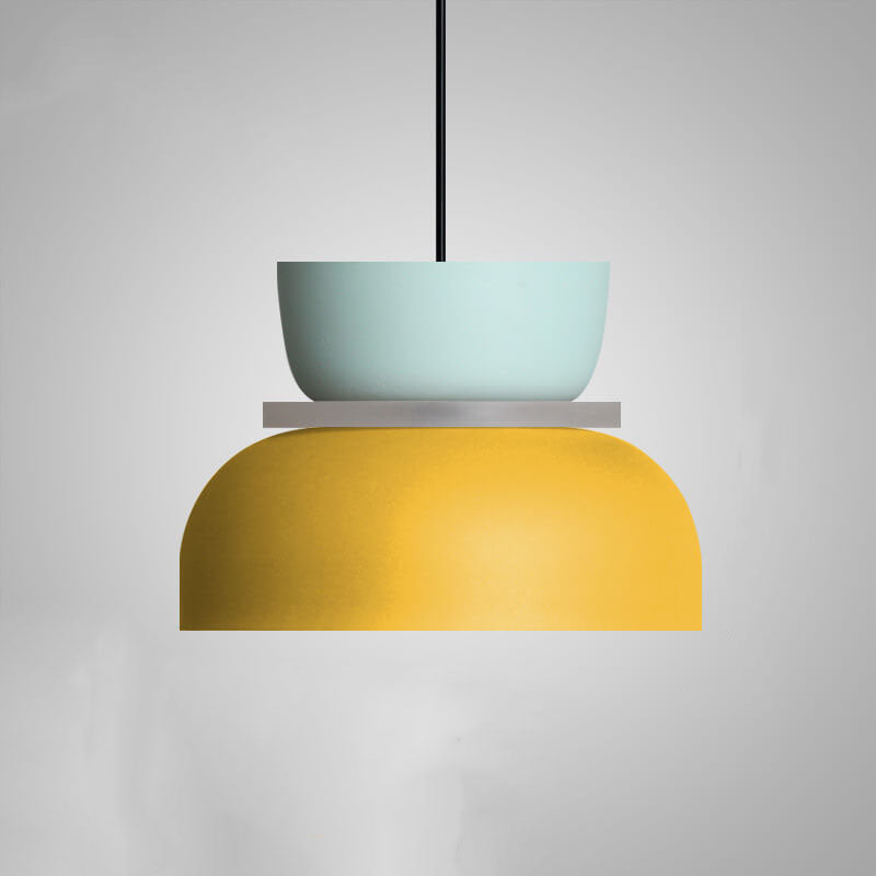 Nordic Colorful Macaron 1-Light LED Pendant Lamp-Orizon Depot