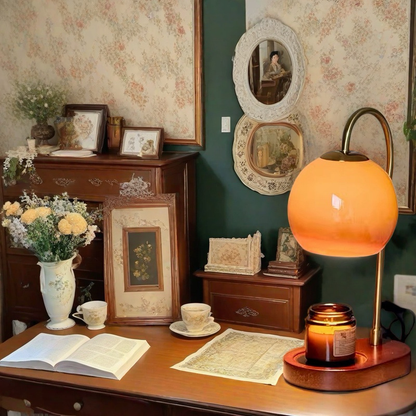 Adjustable Flameless Wax Melting Table Lamp and Candle Warmer