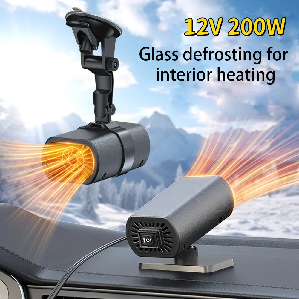 Car Heater Demister with Suction Cup for Clear Winter Windshield-Orizon Depot