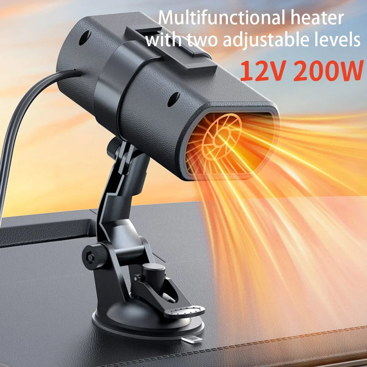 Car Heater Demister with Suction Cup for Clear Winter Windshield-Orizon Depot