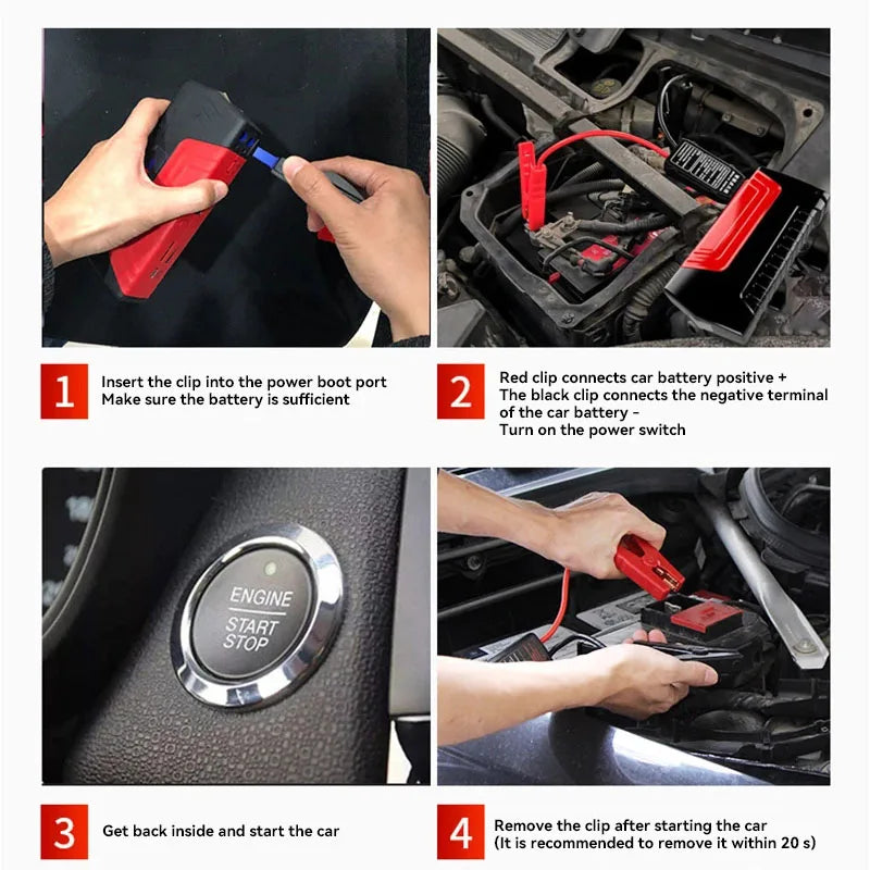 Car Jump Starter Power Bank 18000mAh 1200A Emergency Booster-Orizon Depot