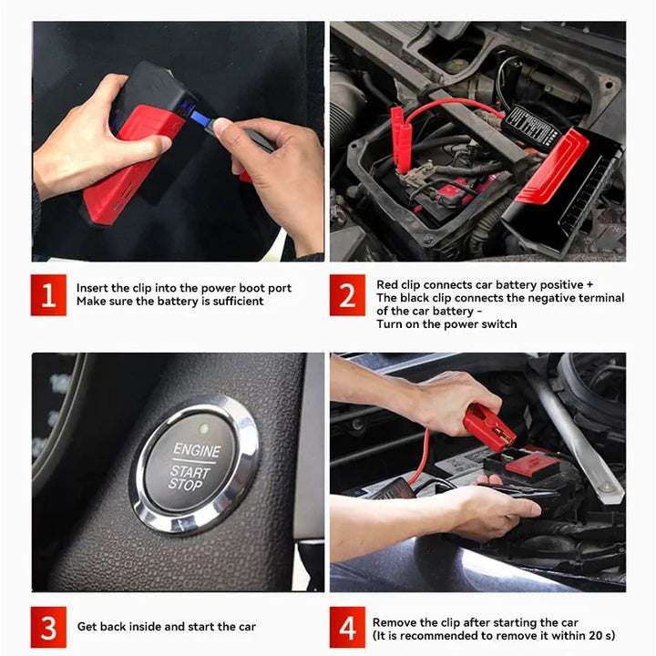Car Jump Starter Power Bank 18000mAh 1200A Emergency Booster-Orizon Depot