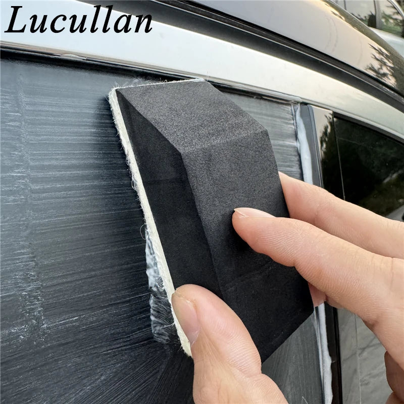 Car Windshield Cleaning Sponge – Wool Polishing Pad for Shine-Orizon Depot