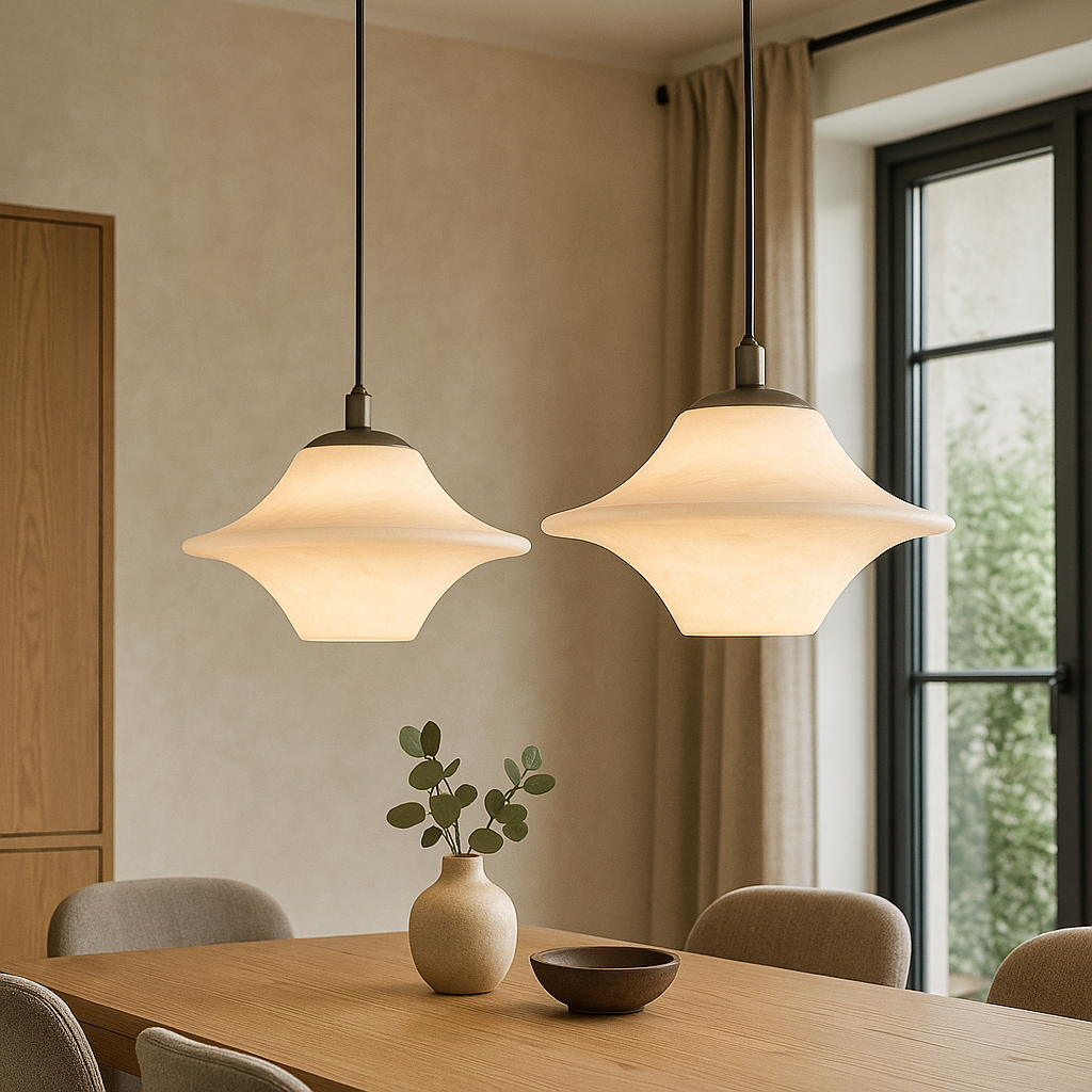 Natural Marble Hanging Pendant Lamp-Orizon Depot