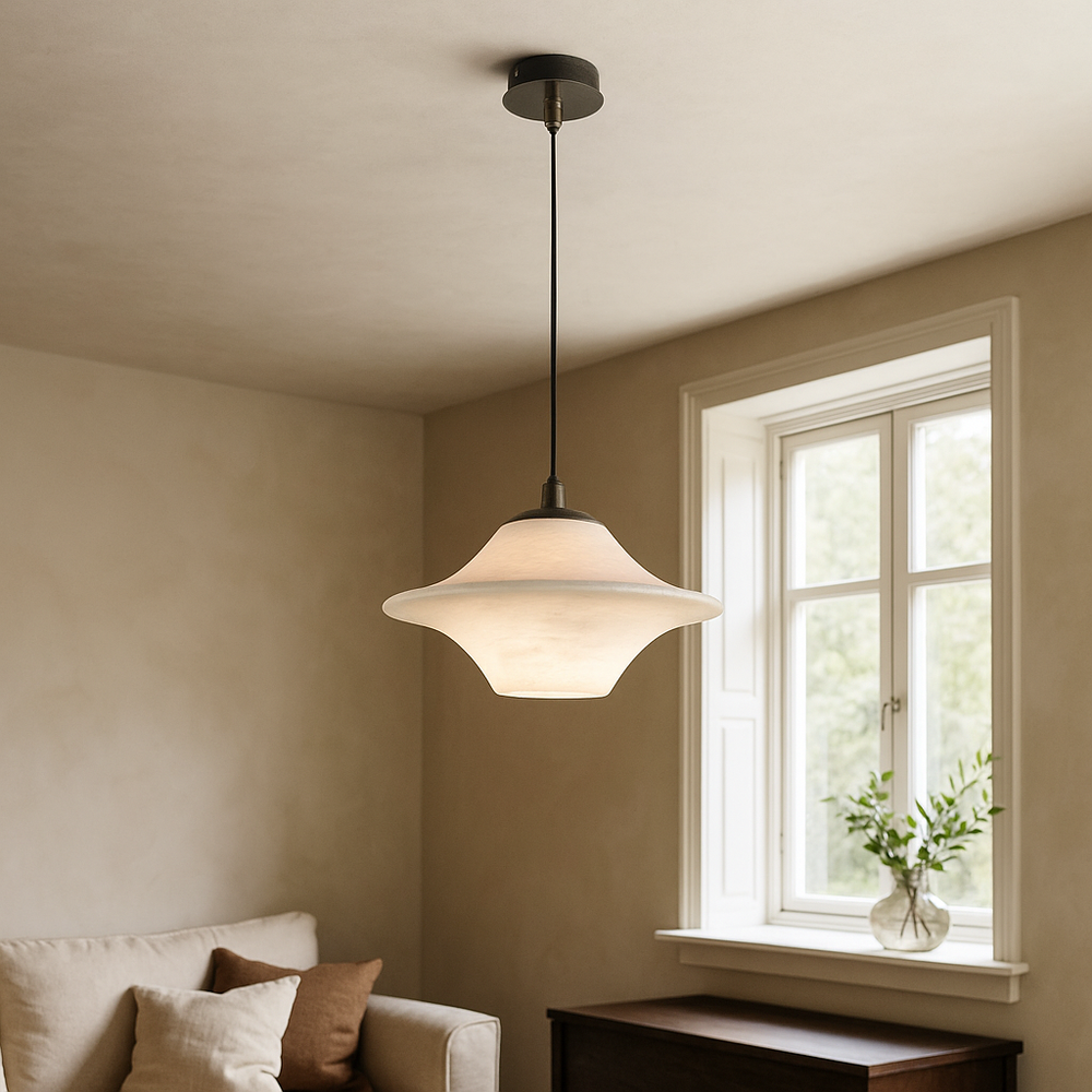 Natural Marble Hanging Pendant Lamp-Orizon Depot